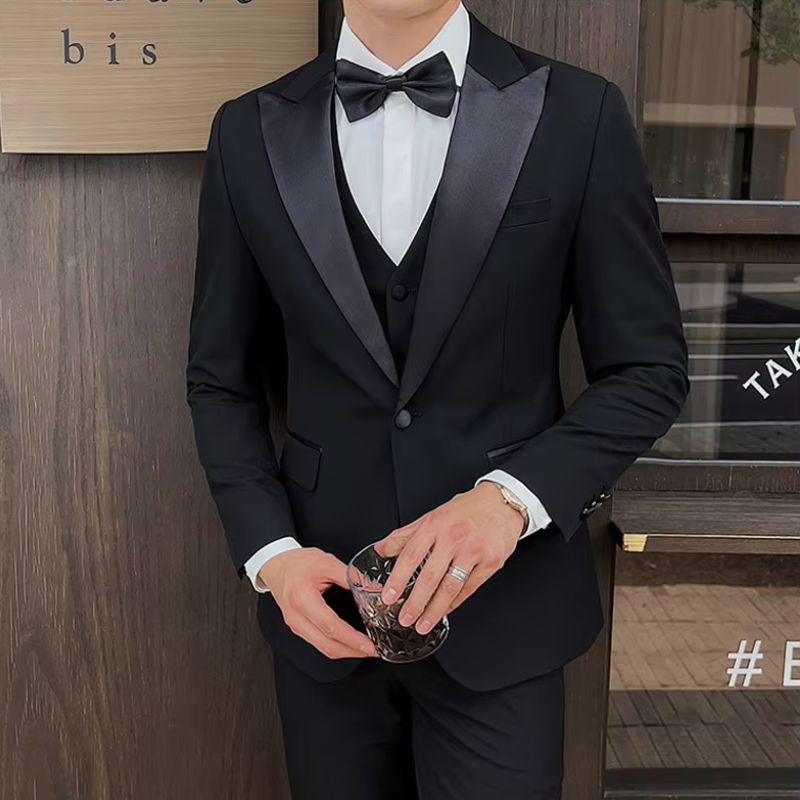 slim fit tuxedo, formal tuxedo for men, modern men’s tuxedo, elegant tuxedo, wedding tuxedo