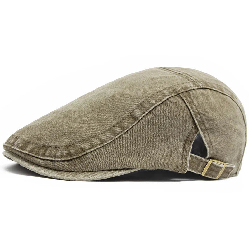 Plaid men’s beret, modern men’s cap Maximus, Men’s Denim Style Beret, Men’s Denim Beret, Men’s Beret, jeans style beret men Maximus, Denim men’s beret Maximus, Denim Beret, cotton men’s beret Maximus, casual stylish hat men Maximus, Beret