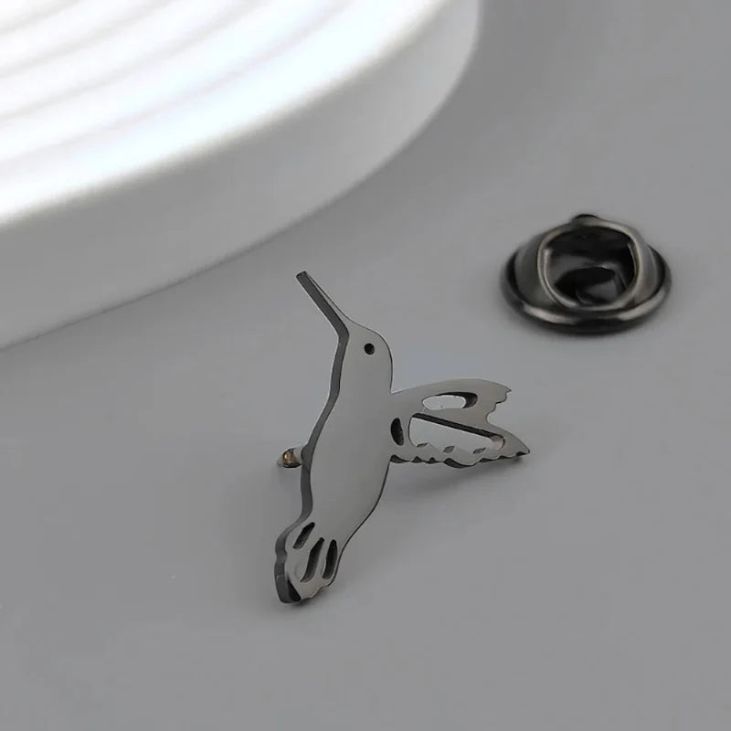 suit lapel brooch men, suit brooch, stainless steel lapel pin, men’s suit brooch, Men’s Hummingbird Suit Brooch, men hummingbird brooch, Hummingbird Suit Brooch, Hummingbird Brooch, formal suit brooch, brooch