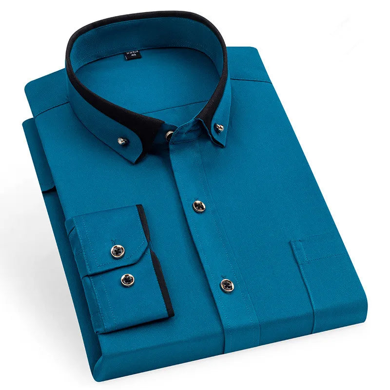 tailored men dress shirt, stretch formal shirt men, premium men shirt, men dress shirt with elastane, men dress shirt, elegant men formal shirt, dress shirt