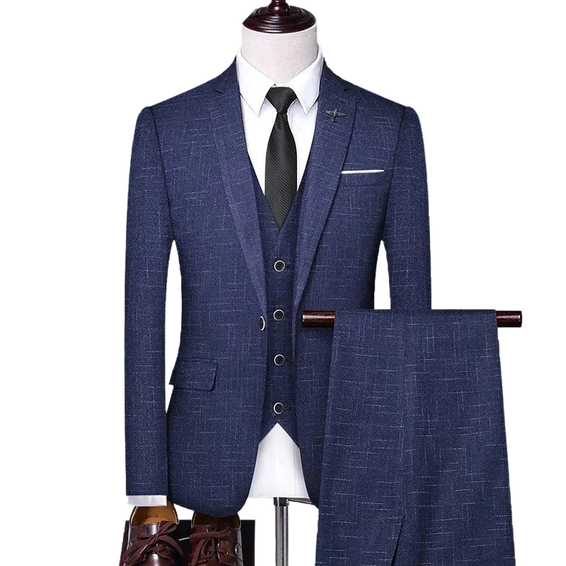 suit, striped men’s fashion, slim striped men’s suit, slim fit formal wear, modern men’s suit, men’s suit, elegant three piece suit