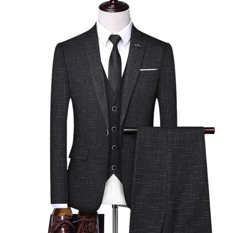 suit, striped men’s fashion, slim striped men’s suit, slim fit formal wear, modern men’s suit, men’s suit, elegant three piece suit