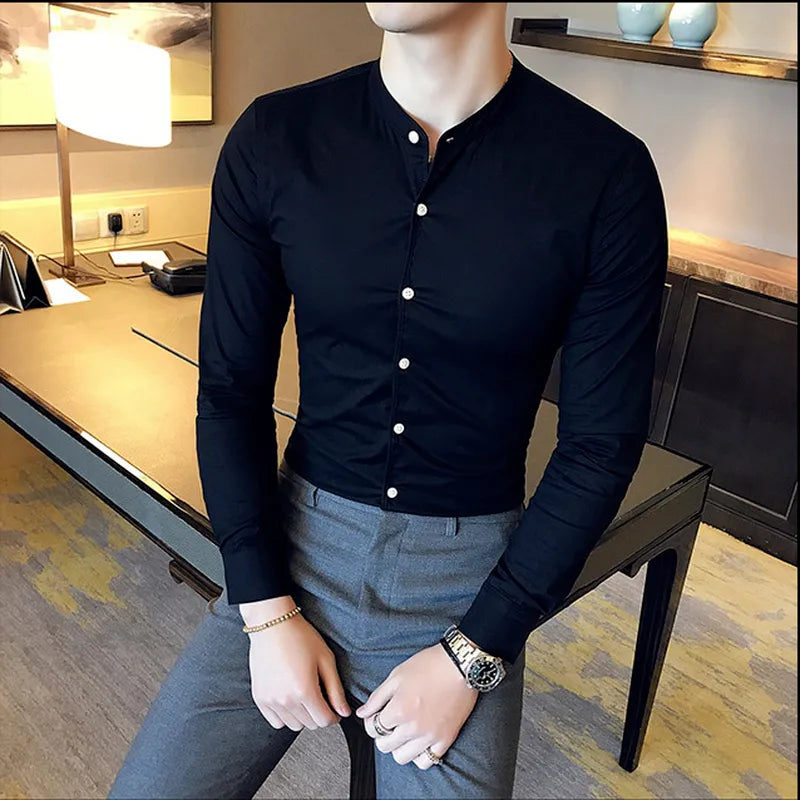 men slim fit dress shirt, men formal shirt, slim fit mens shirt, smart casual mens shirt, men elegant shirt