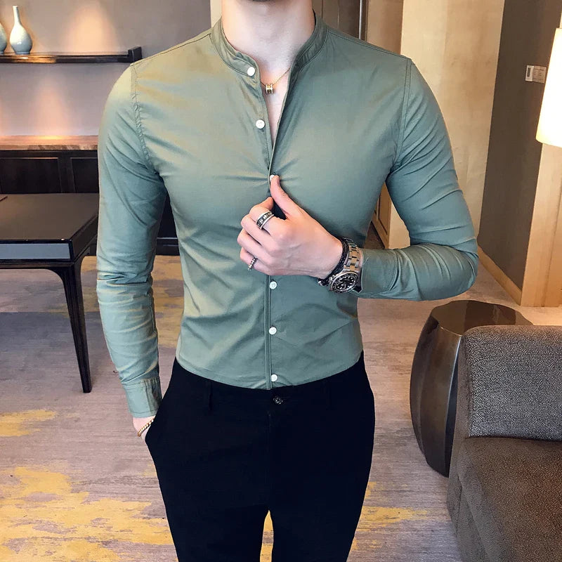 men slim fit dress shirt, men formal shirt, slim fit mens shirt, smart casual mens shirt, men elegant shirt